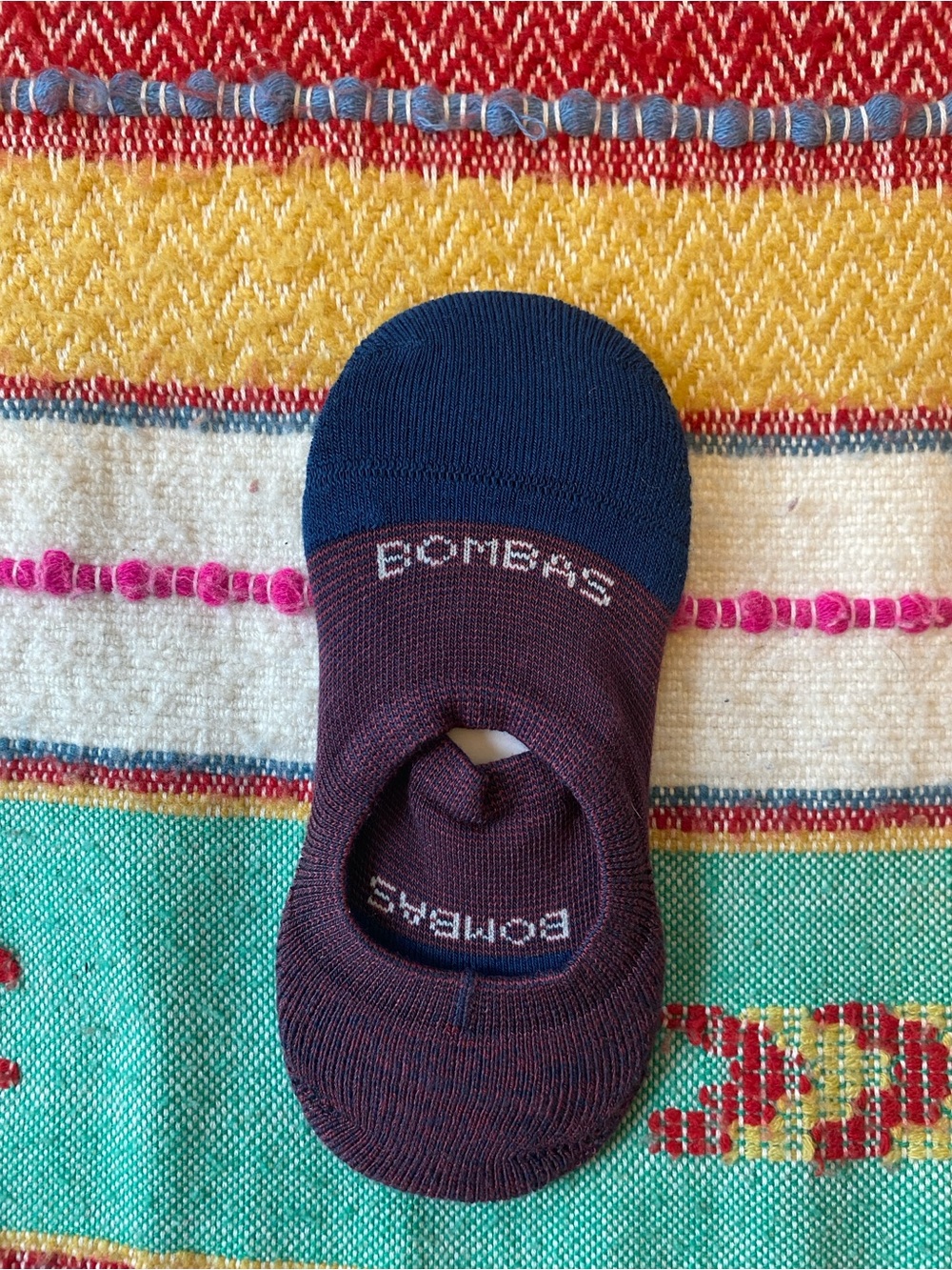 Bombas women’s No-Show Socks in Navy and Burgundy - new
